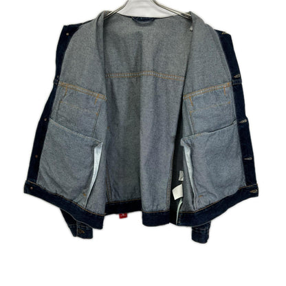 OFF-WHITE オフホワイト インディゴブルー エグジェラテッド デニムジャケット ジャケット