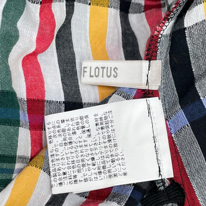 HOUSE OF LOTUS ハウスオブロータス 25年製 マルチカラー エンブロイダリーサッカーフレンチスリーブワンピース ワンピース