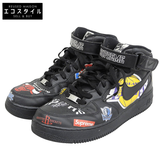 NIKE ナイキ エアフォース1 ミッド 07 スニーカー シューズ メンズ ブラック 27cm AQ8017-001 シューズ