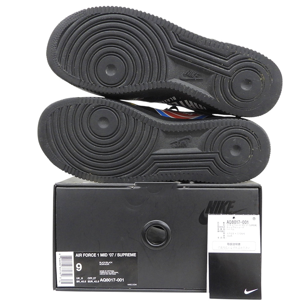 NIKE ナイキ エアフォース1 ミッド 07 スニーカー シューズ メンズ ブラック 27cm AQ8017-001 シューズ