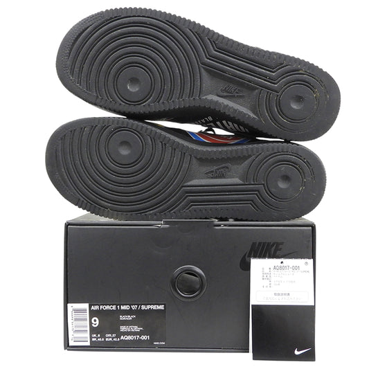 NIKE ナイキ エアフォース1 ミッド 07 スニーカー シューズ メンズ ブラック 27cm AQ8017-001 シューズ