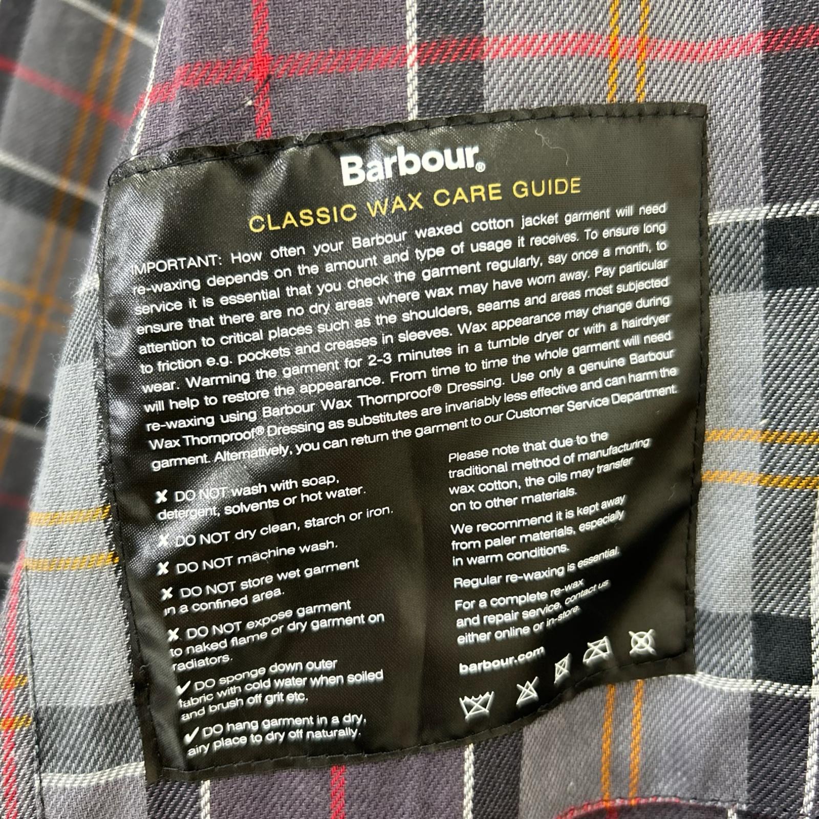 Barbour バブアー 24AW 242MWX2344 ブラック Modified Exmoor Wax Coat コート