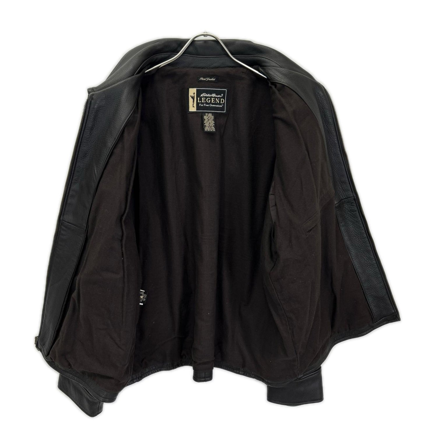 Eddie Bauer エディーバウアー ブラック レジェンド レザージャケット ジャケット