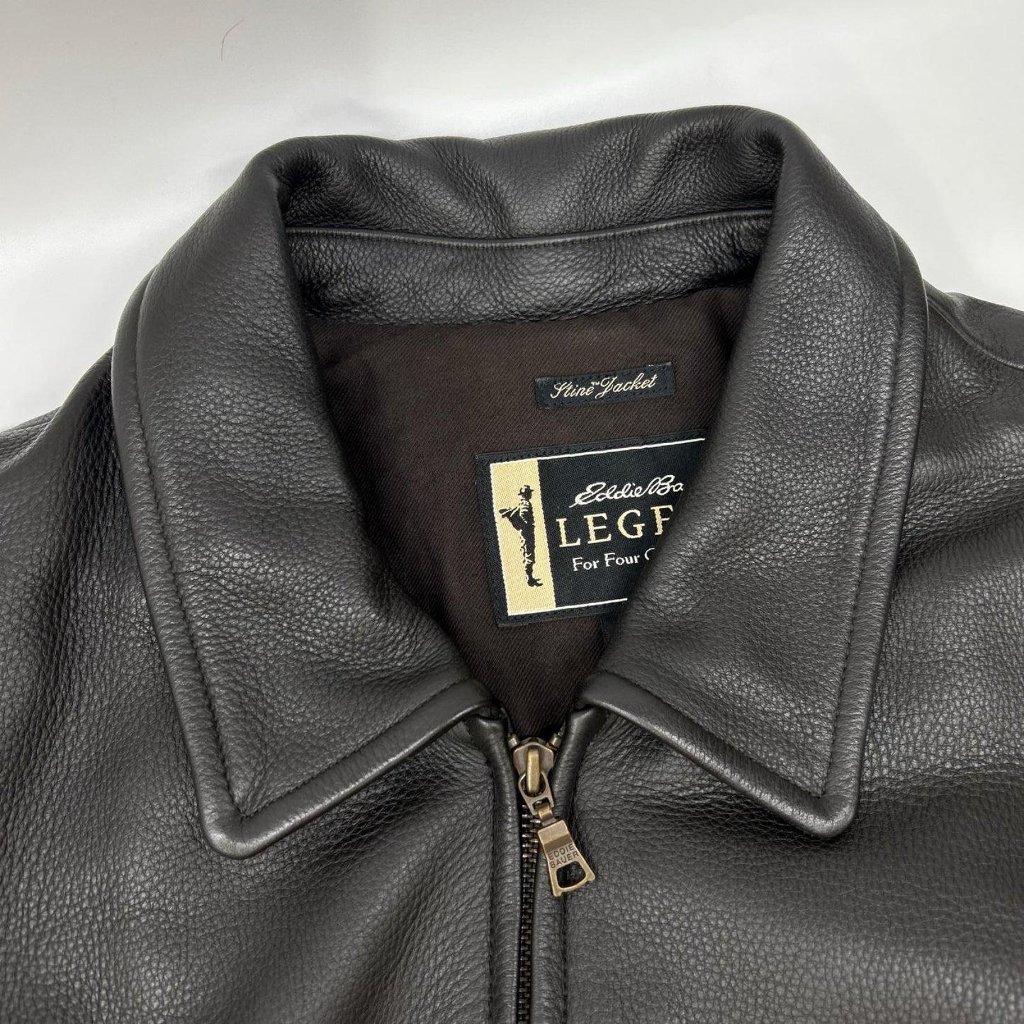 Eddie Bauer エディーバウアー ブラック レジェンド レザージャケット ジャケット