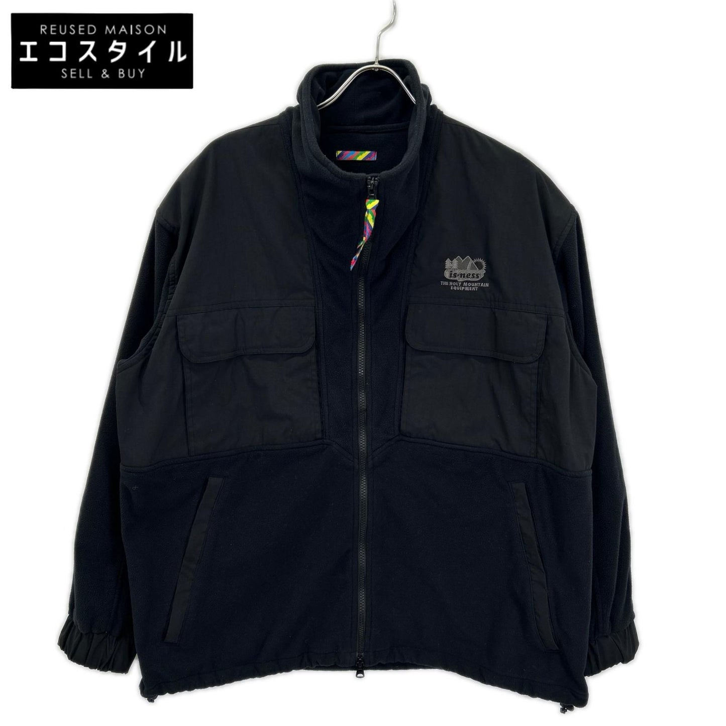is-ness イズネス 1004AWCS01 ブラック 22AW THM FLEECE JACKET ジャケット