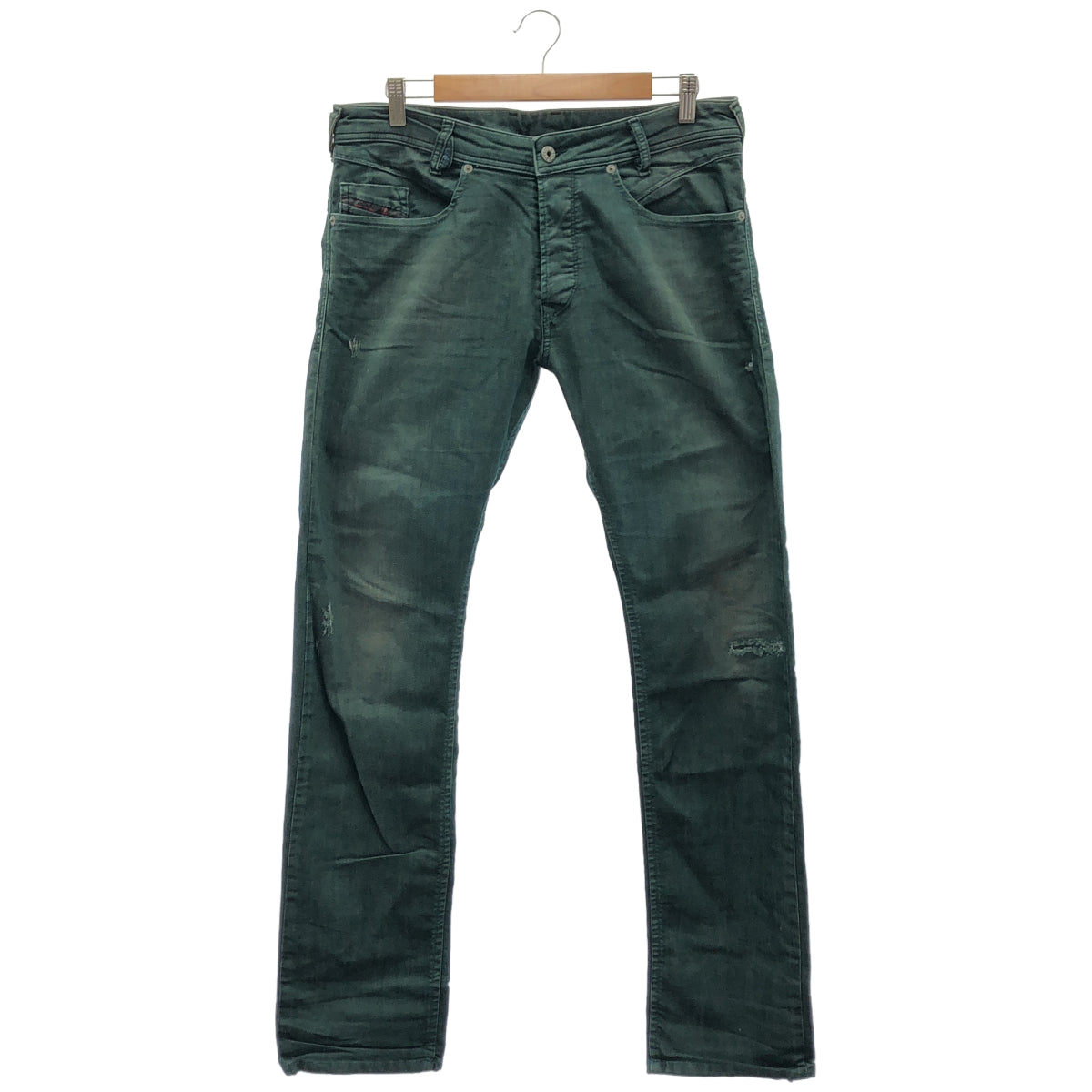 DIESEL ディーゼル グリーン IAKOP ストレッチ デニムパンツ ボトムス