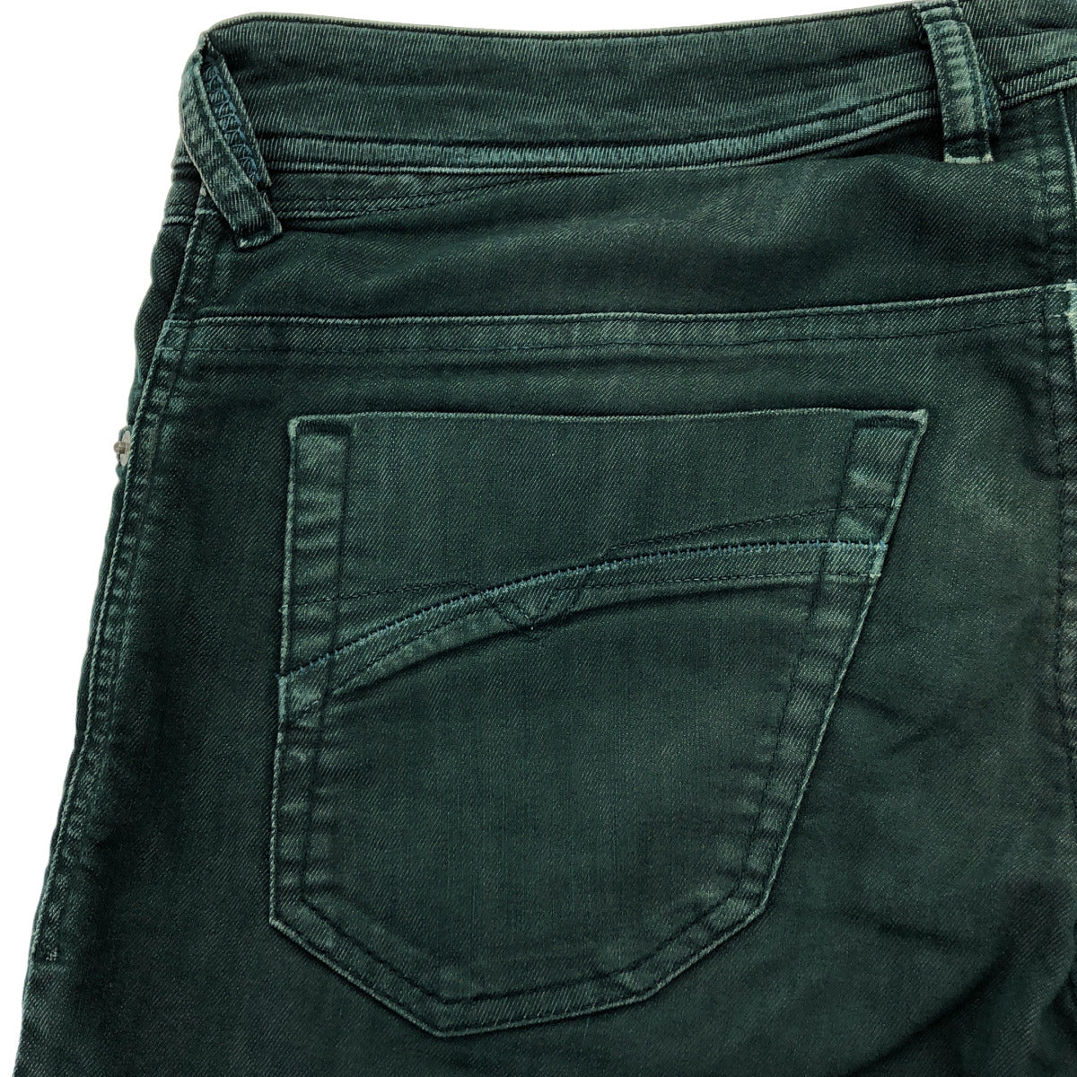 DIESEL ディーゼル グリーン IAKOP ストレッチ デニムパンツ ボトムス