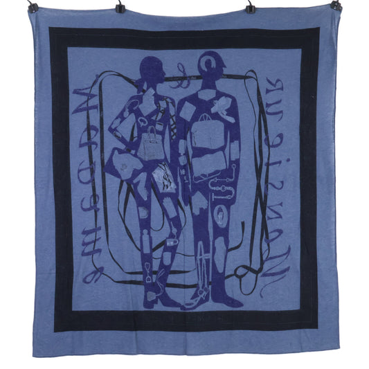 HERMES エルメス MONSIEUR ET MADAME ムッシュー＆マダム コットン スカーフ