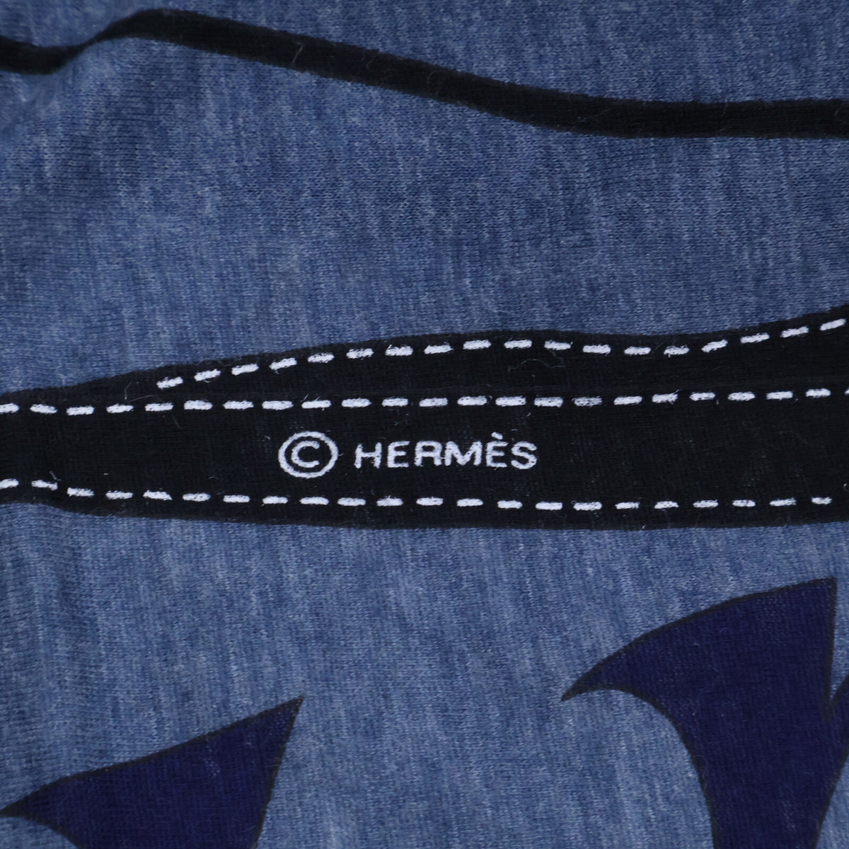 HERMES エルメス MONSIEUR ET MADAME ムッシュー＆マダム コットン スカーフ