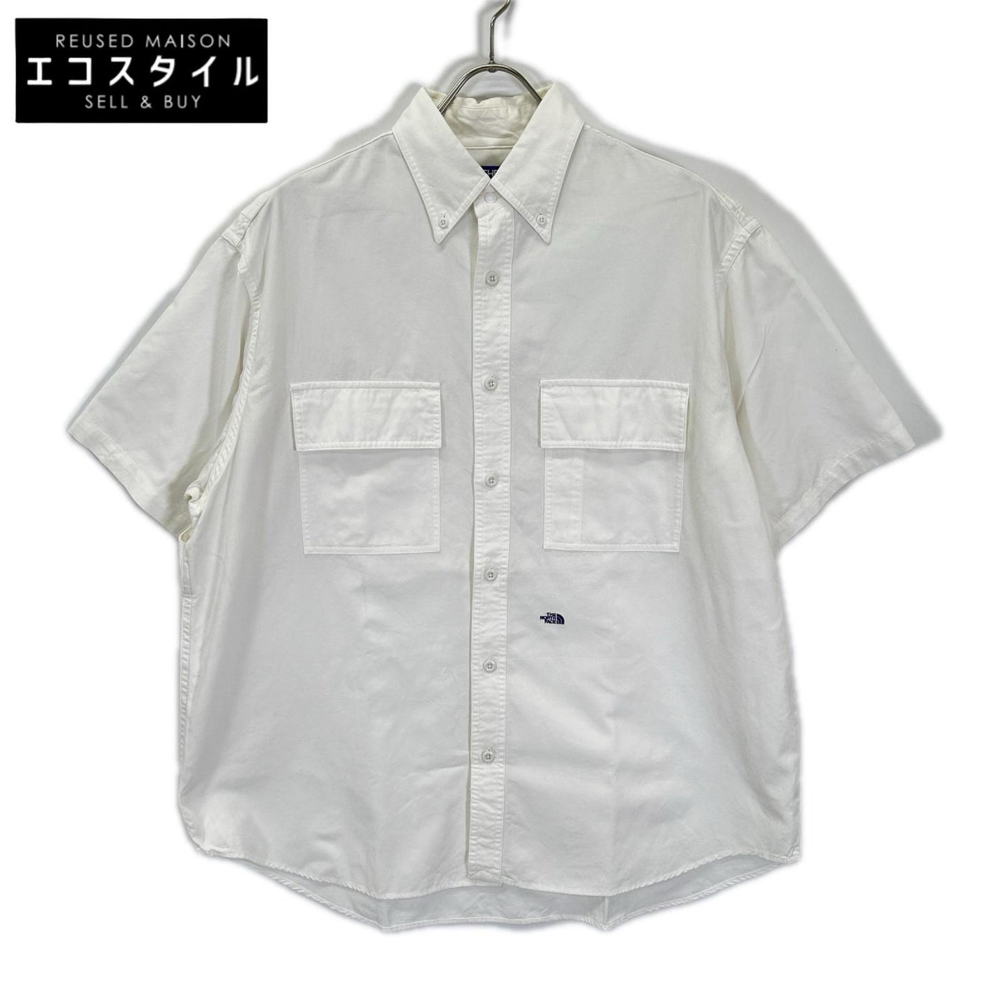 THE NORTH FACE PURPLE LABEL ザ ノースフェイス パープルレーベル NT3416N ホワイト Button Down Field S/S Shirt トップス