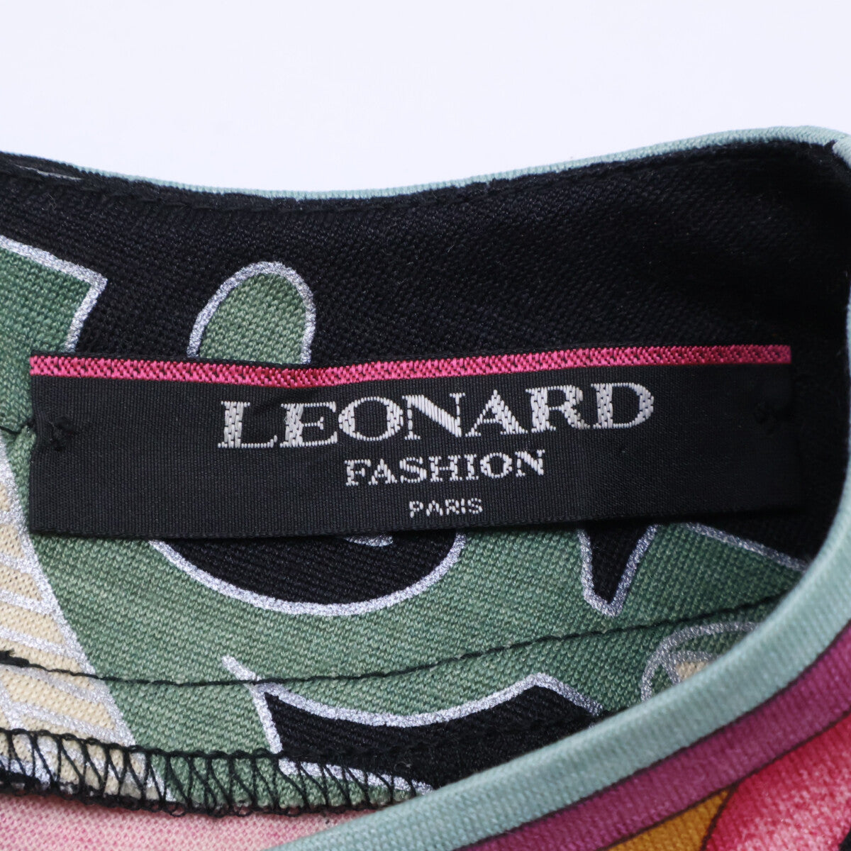 LEONARD レオナール 0369136 マルチカラー 花柄 長袖カットソー トップス