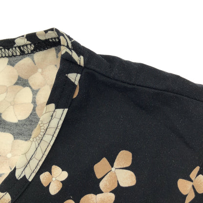 LEONARDSPORT レオナールスポーツ 0558637 ブラック 花柄 半袖Tシャツ トップス