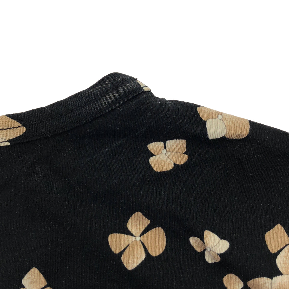 LEONARDSPORT レオナールスポーツ 0558637 ブラック 花柄 半袖Tシャツ トップス