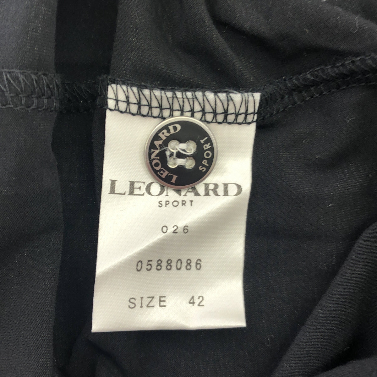LEONARDSPORT レオナールスポーツ 0588086 ブラック×マルチカラー カーディガン トップス