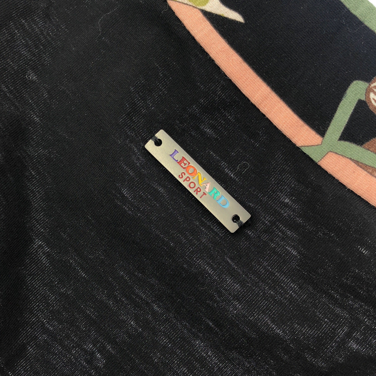 LEONARDSPORT レオナールスポーツ 0588086 ブラック×マルチカラー カーディガン トップス