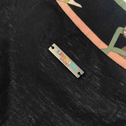 LEONARDSPORT レオナールスポーツ 0588086 ブラック×マルチカラー カーディガン トップス