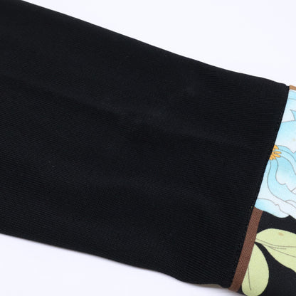 LEONARDSPORT レオナールスポーツ 0528525 ブラック×マルチカラー 花柄 カーディガン トップス