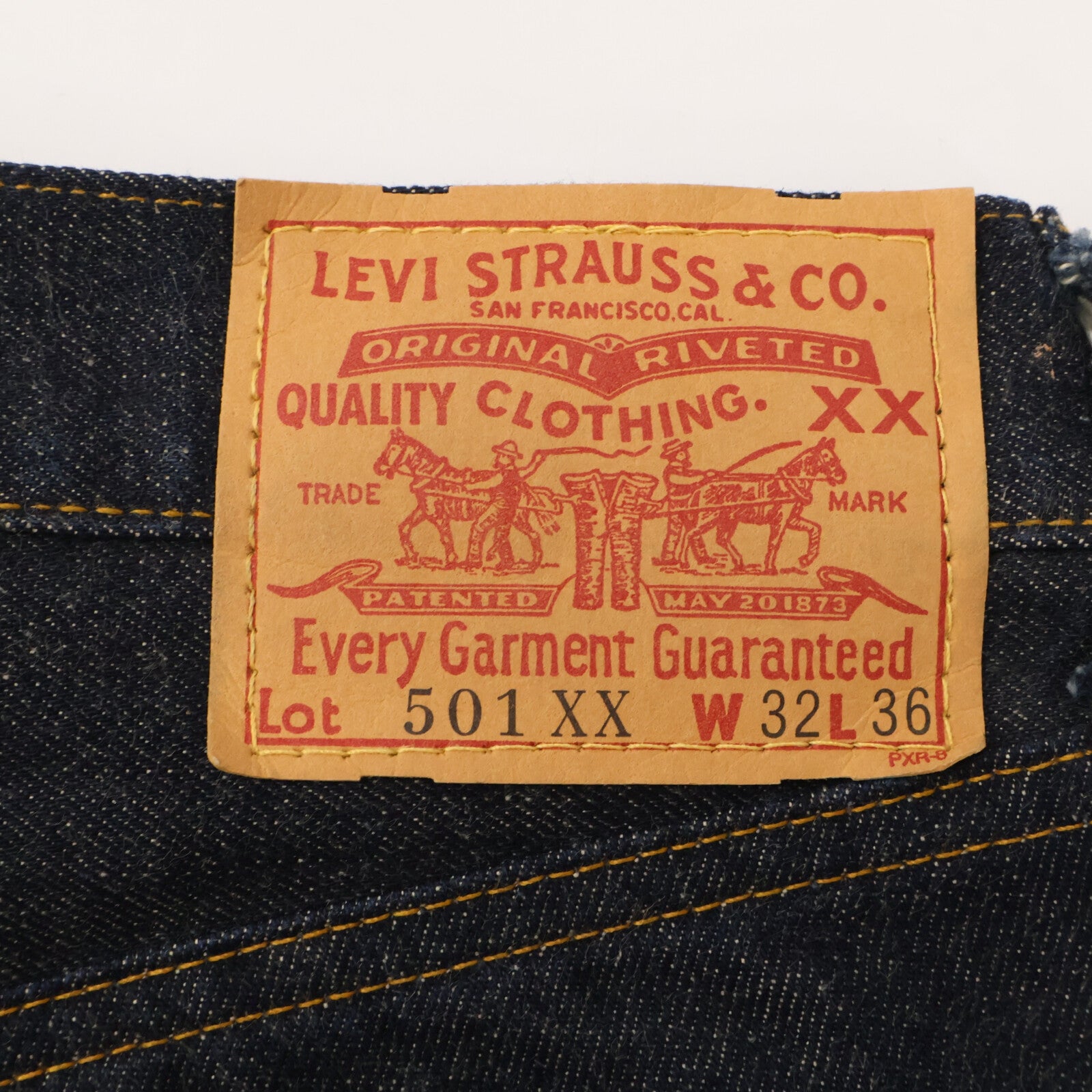 LEVI'S リーバイス 98年製 501XX バレンシア工場 裏ボタン刻印555 ボタンフライ デニムパンツ ボトムス