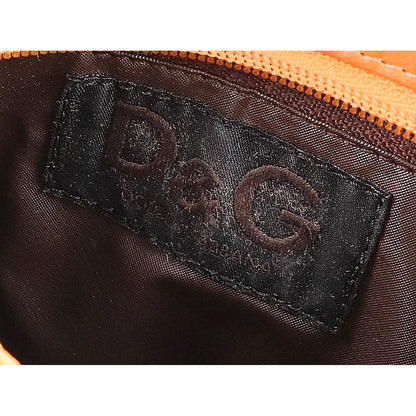 D&G ディーアンドジー ハラコ レオパードｘレザー ハンドバッグ