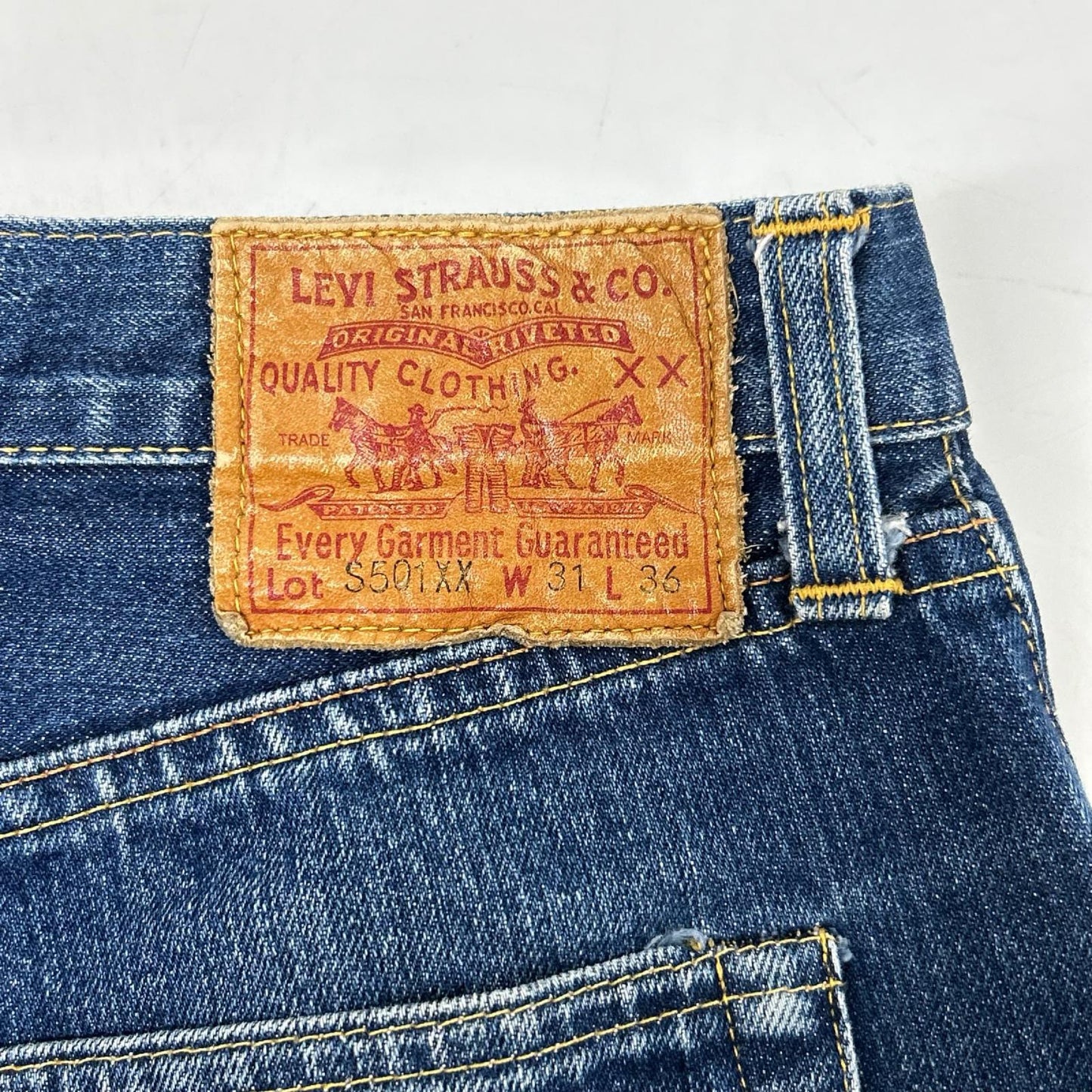 LEVI'S リーバイス 00年 S501XX インディゴ 大戦モデル バレンシア工場 デニムパンツ ボトムス