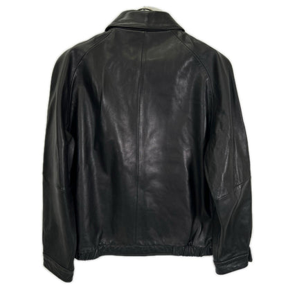 CalvinKlein カルバンクライン ブラック レザー シングルライダース ジャケット ジャケット