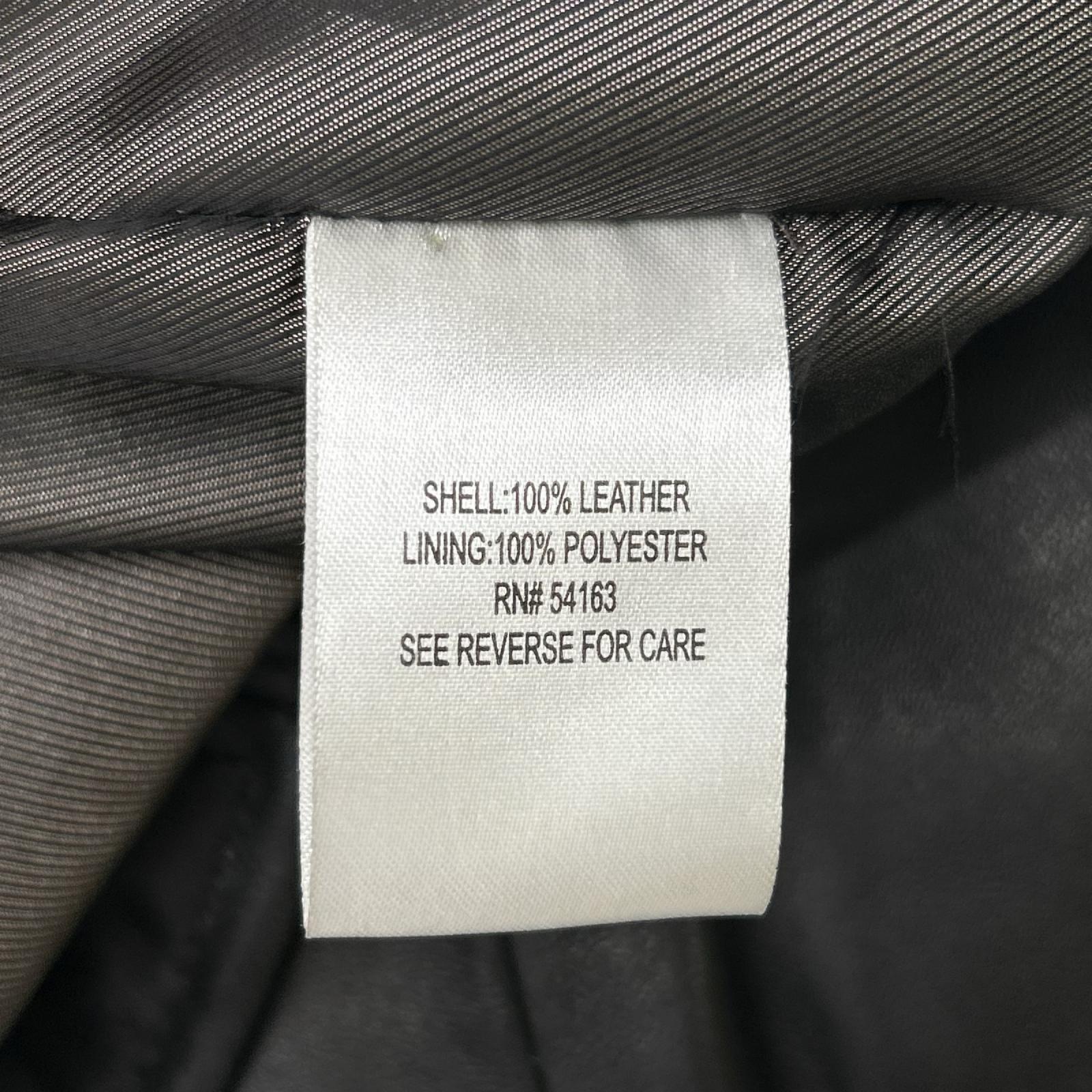 CalvinKlein カルバンクライン ブラック レザー シングルライダース ジャケット ジャケット