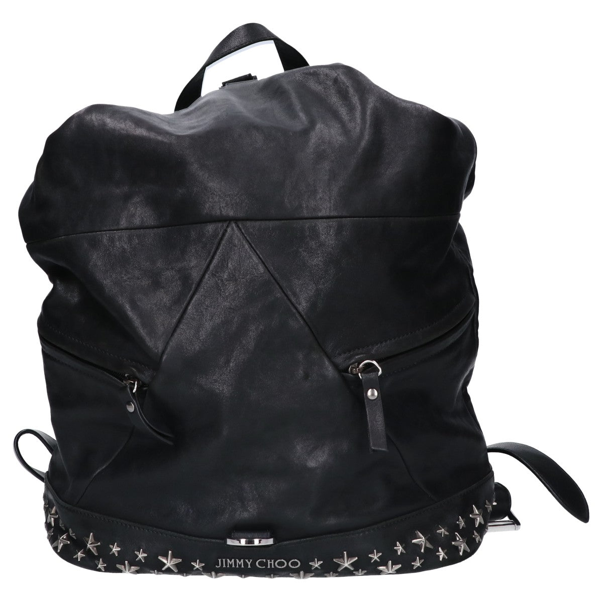 JIMMY CHOO ジミーチュウ FITZROY フィッツロイ スタースタッズ レザー リュック リュック バックパック