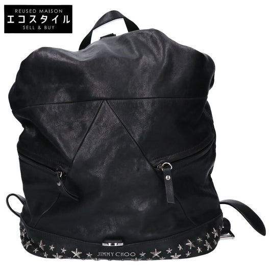 JIMMY CHOO ジミーチュウ FITZROY フィッツロイ スタースタッズ レザー リュック リュック バックパック