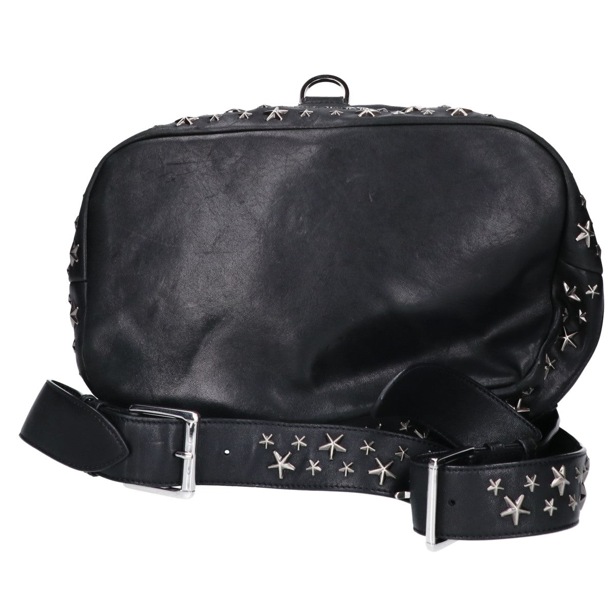 JIMMY CHOO ジミーチュウ FITZROY フィッツロイ スタースタッズ レザー リュック リュック バックパック