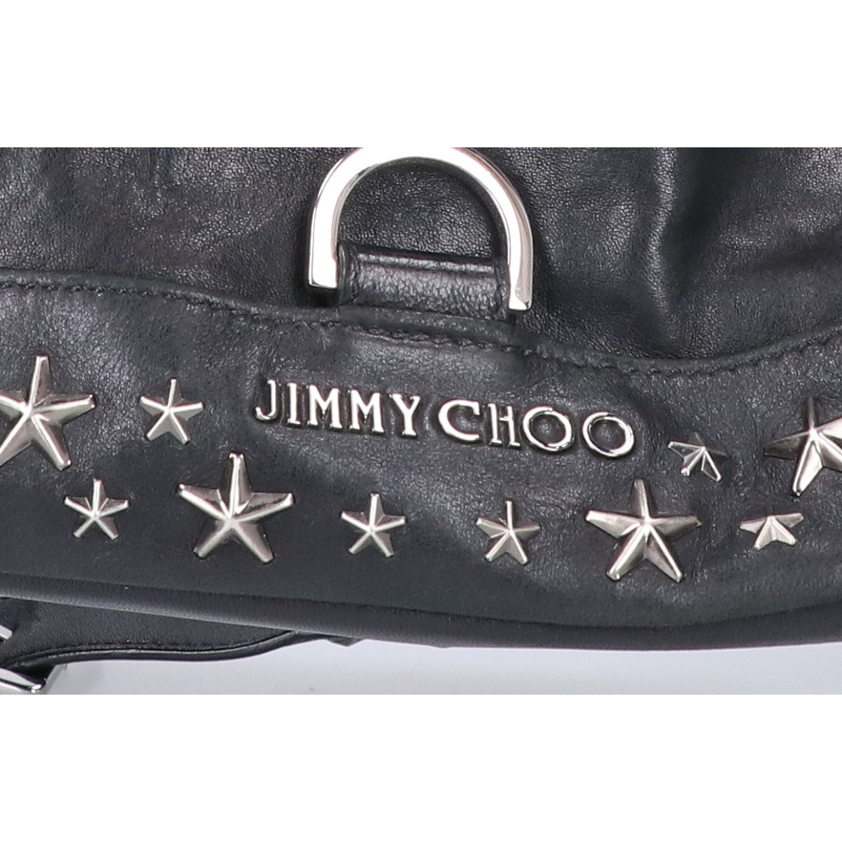 JIMMY CHOO ジミーチュウ FITZROY フィッツロイ スタースタッズ レザー リュック リュック バックパック