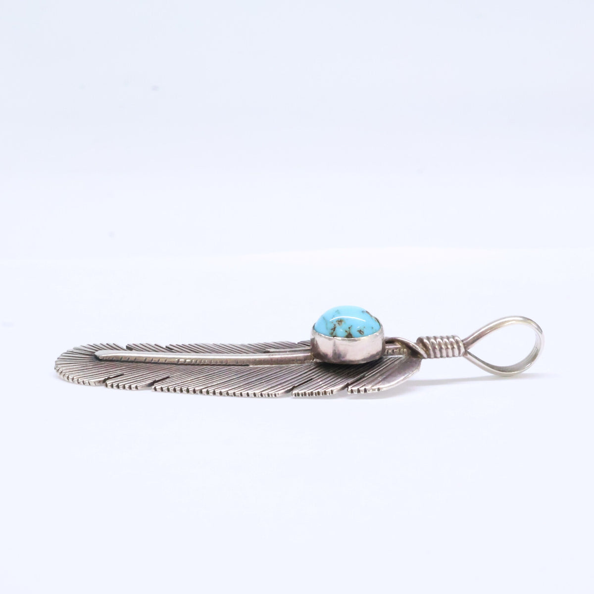 HARVEY MACE ハーヴィー メイス STERLING ターコイズ フェザー ペンダントトップ