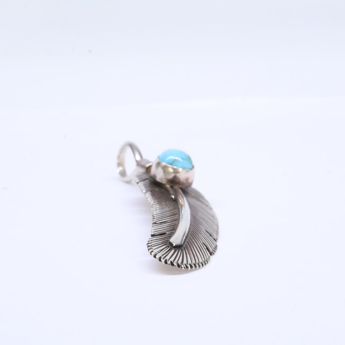 HARVEY MACE ハーヴィー メイス STERLING ターコイズ フェザー ペンダントトップ
