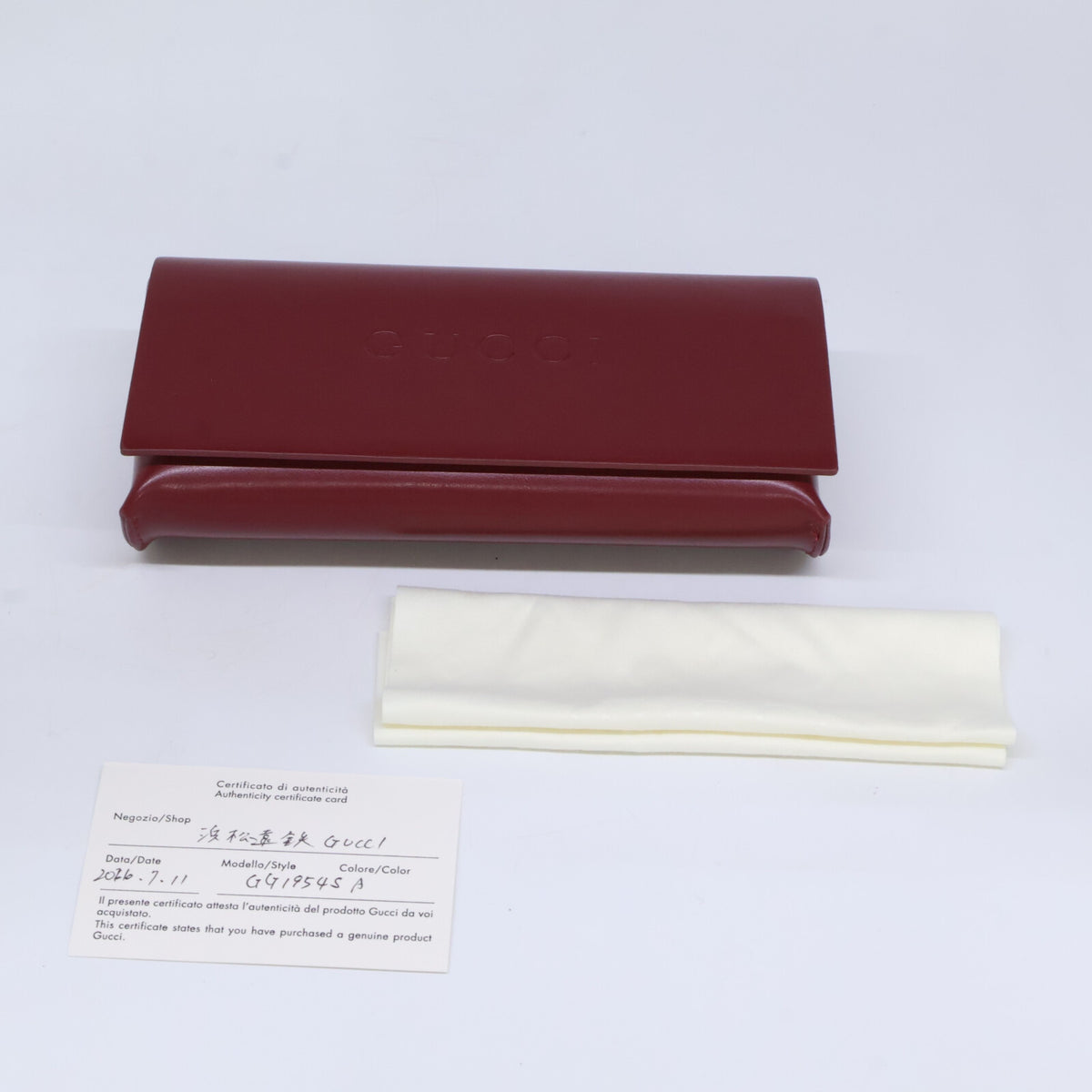 GUCCI グッチ ‎840003 J0740 2323 GG1954SA 002 オーバルフレーム サングラス