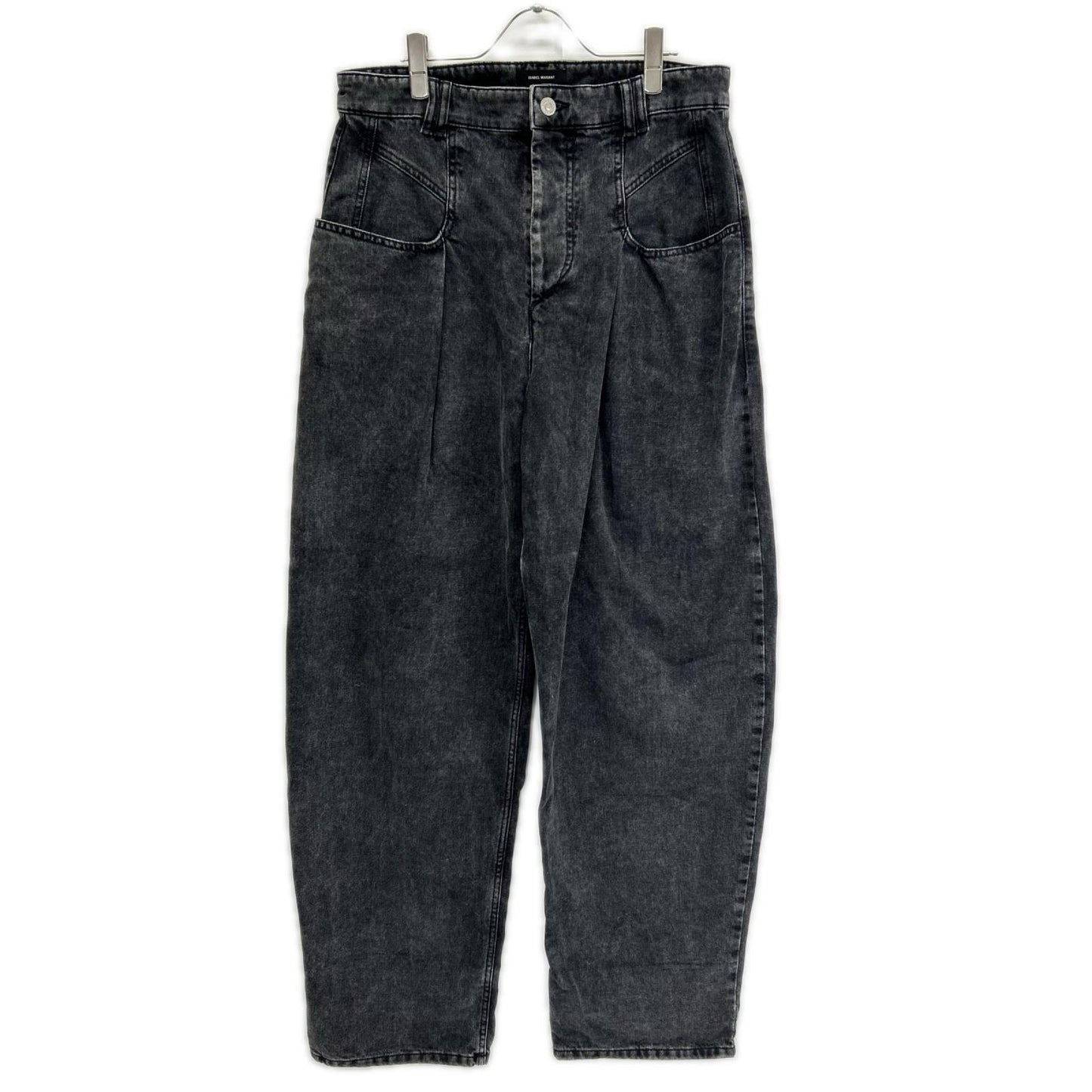 ISABEL MARANT イザベルマラン PA2261 22H0201 ブラック ワイドレッグ ジーンズ ボトムス