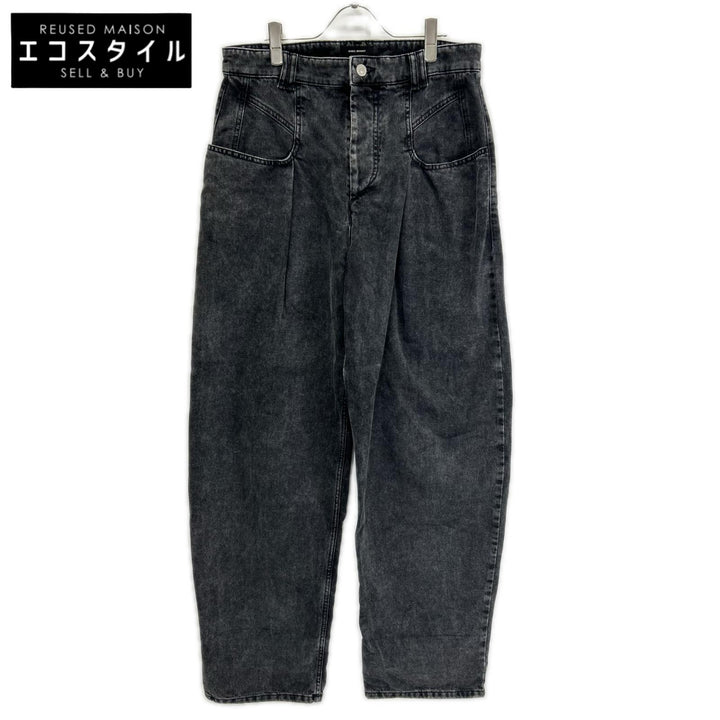 ISABEL MARANT イザベルマラン PA2261 22H0201 ブラック ワイドレッグ ジーンズ ボトムス