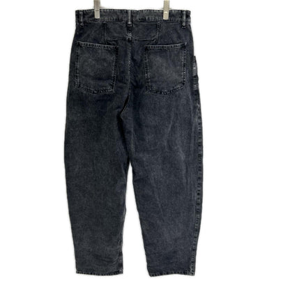 ISABEL MARANT イザベルマラン PA2261 22H0201 ブラック ワイドレッグ ジーンズ ボトムス