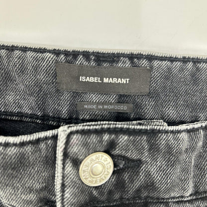 ISABEL MARANT イザベルマラン PA2261 22H0201 ブラック ワイドレッグ ジーンズ ボトムス