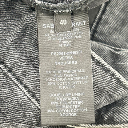 ISABEL MARANT イザベルマラン PA2261 22H0201 ブラック ワイドレッグ ジーンズ ボトムス