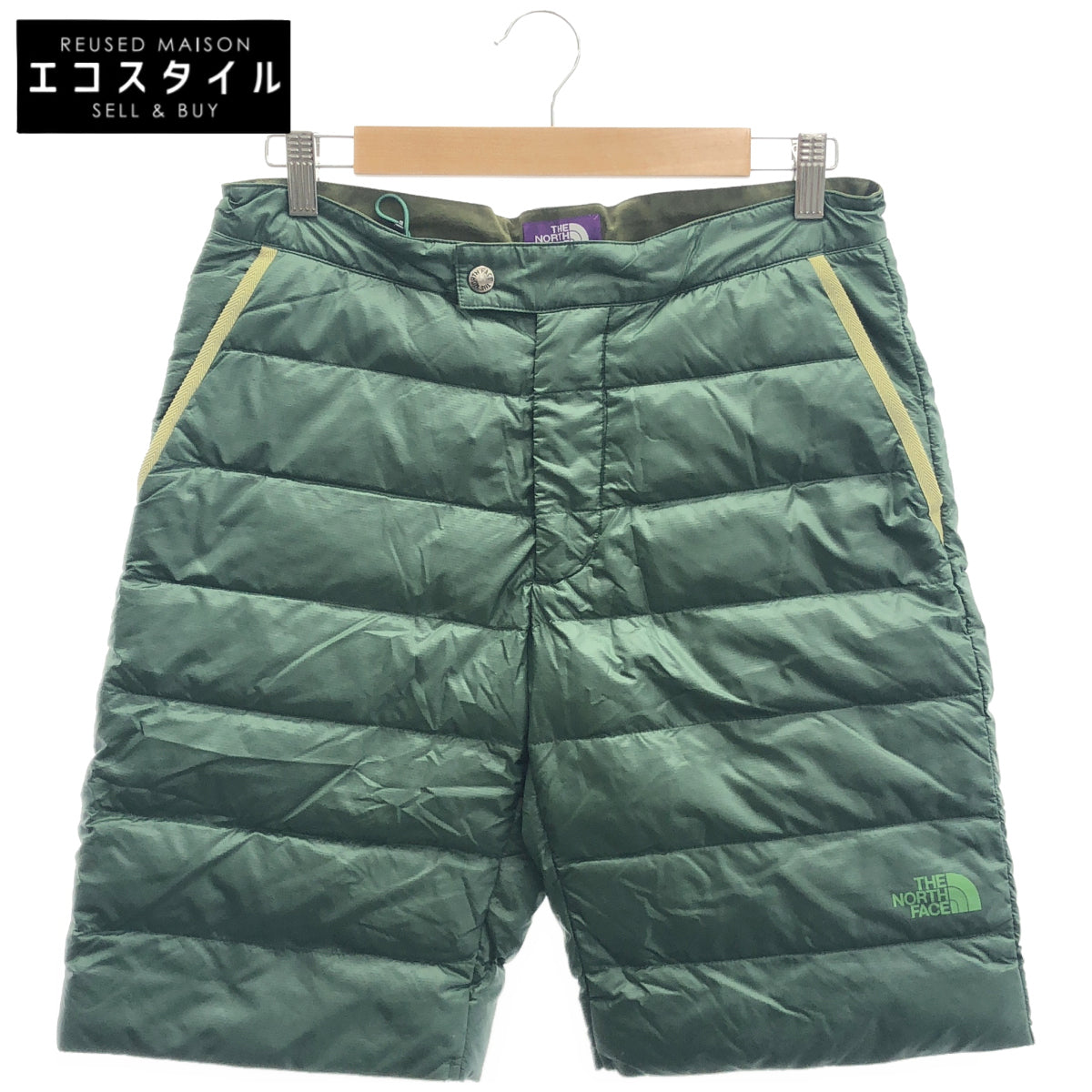 THE NORTH FACE PURPLE LABEL ザ ノースフェイス パープルレーベル グリーン ダウン ショートパンツ ボトムス