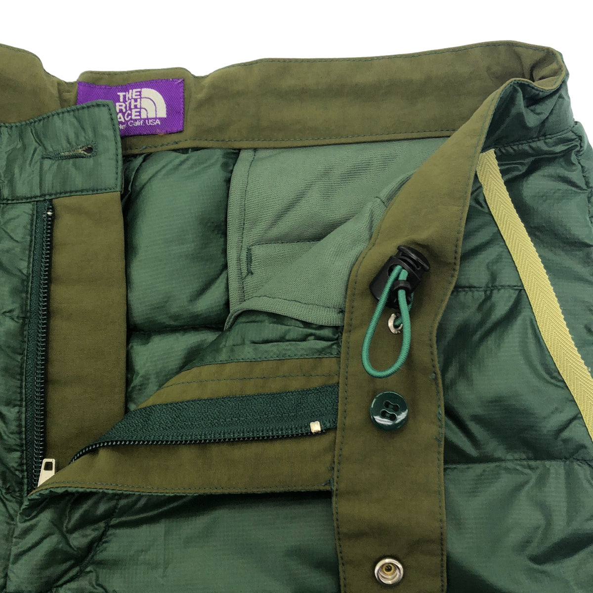 THE NORTH FACE PURPLE LABEL ザ ノースフェイス パープルレーベル グリーン ダウン ショートパンツ ボトムス
