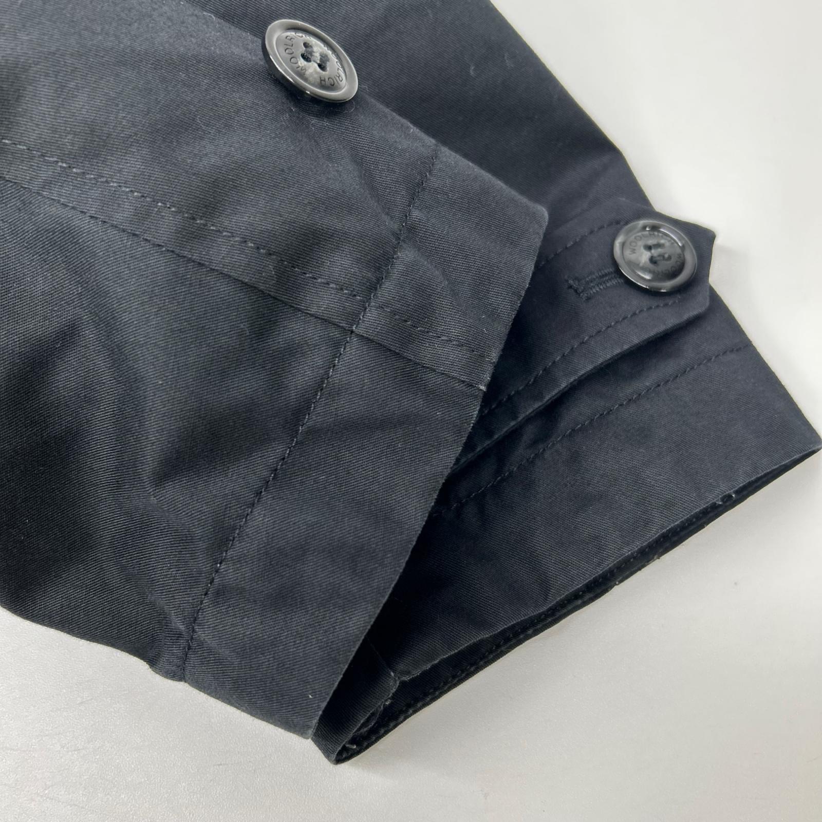 WOOLRICH ウールリッチ WWCPS2760 ブラック ファー付き モッズコート コート