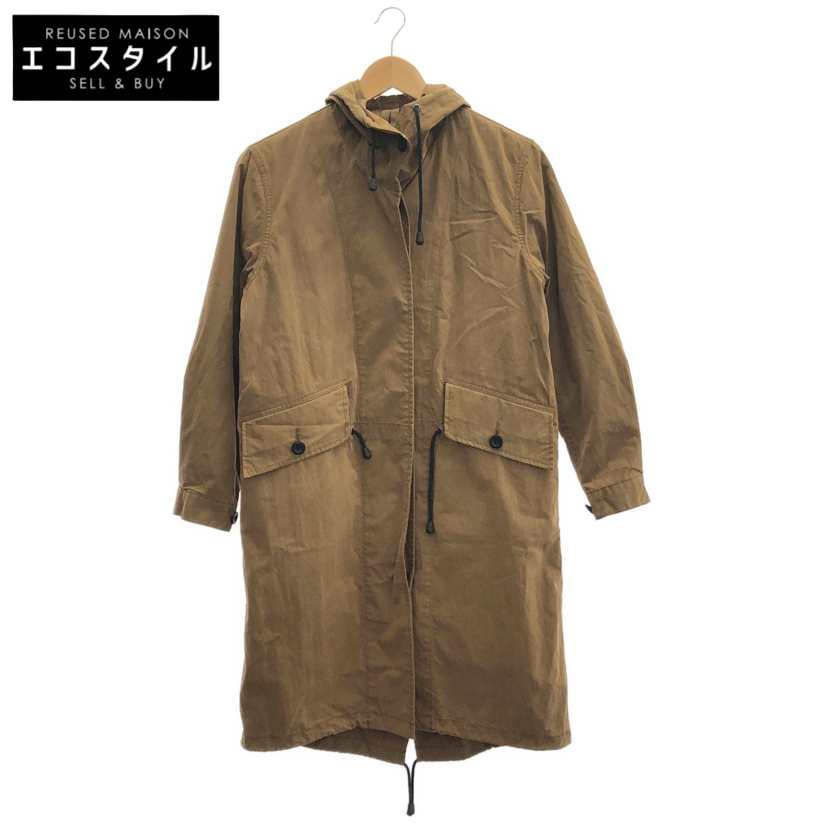 MHL. エムエイチエル 595-7210501 ブラウン モッズコート トップス
