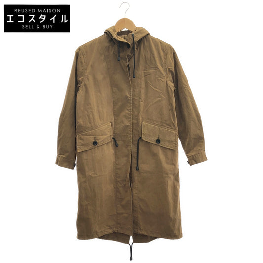 MHL. エムエイチエル 595-7210501 Brown Mods Coat Top