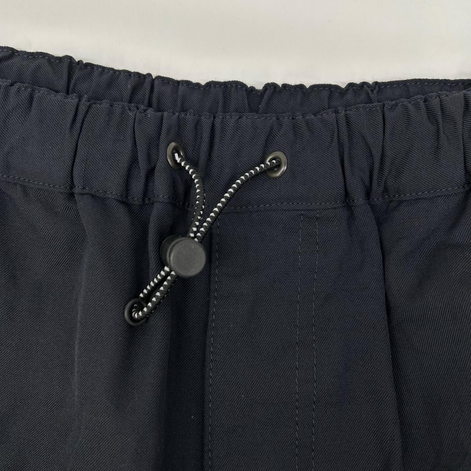 COMMEdesGARCONS HOMME コムデギャルソンオム 22年製 HK-P003 ネイビー ウールモヘアツイルイージーパンツ ボトムス