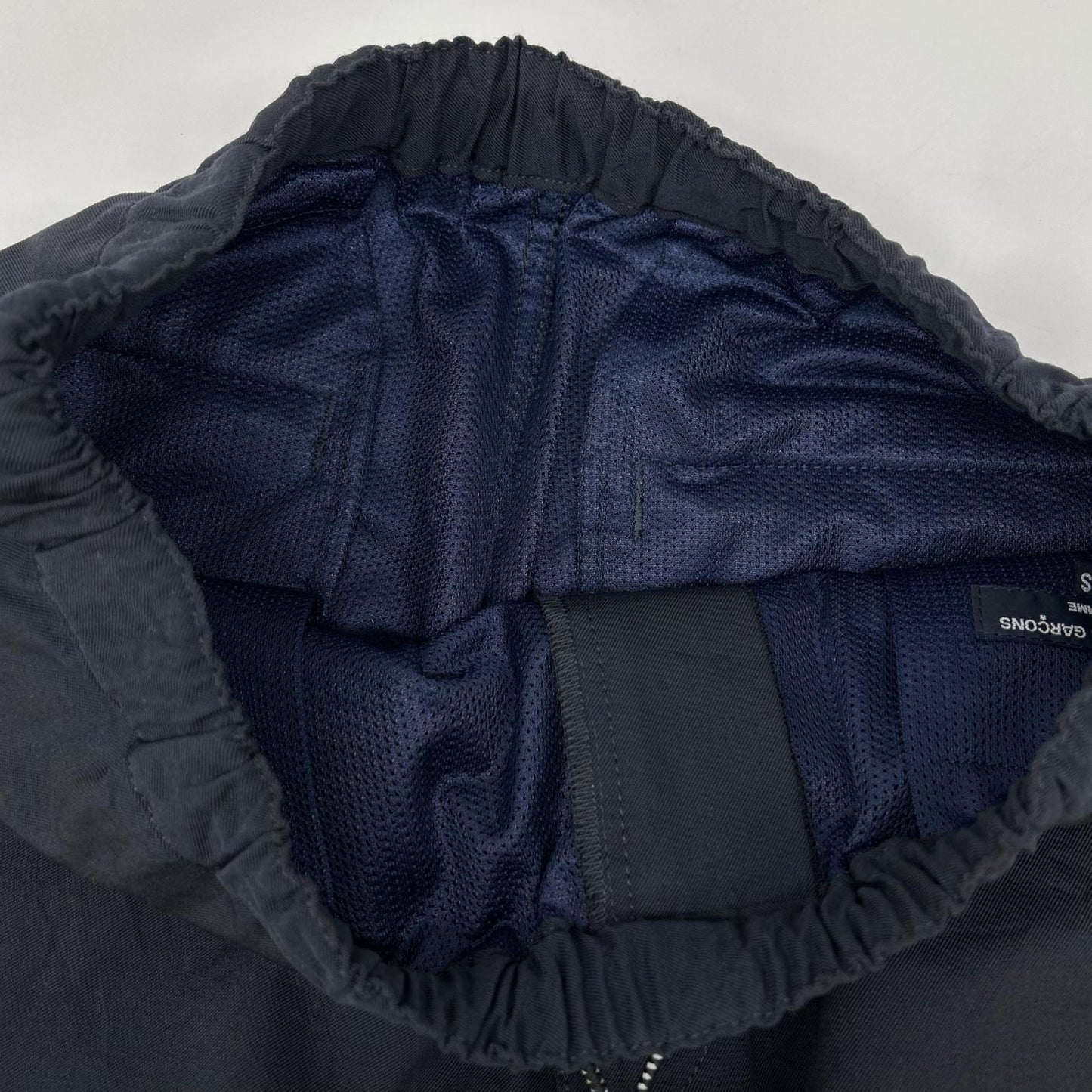 COMMEdesGARCONS HOMME コムデギャルソンオム 22年製 HK-P003 ネイビー ウールモヘアツイルイージーパンツ ボトムス