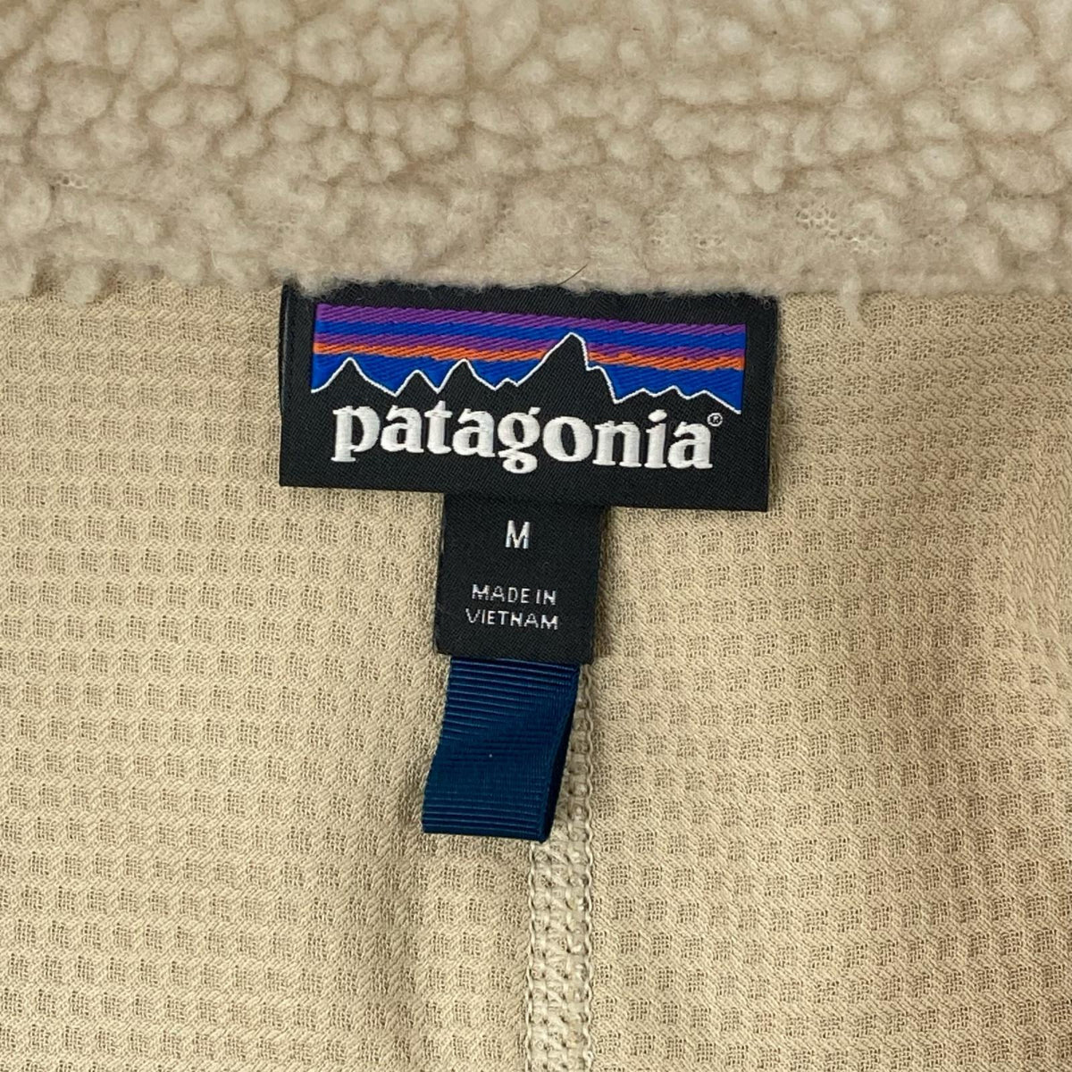 Patagonia パタゴニア 23048FA19 アイボリー×ブルー クラシックレトロX フリースベスト ベスト