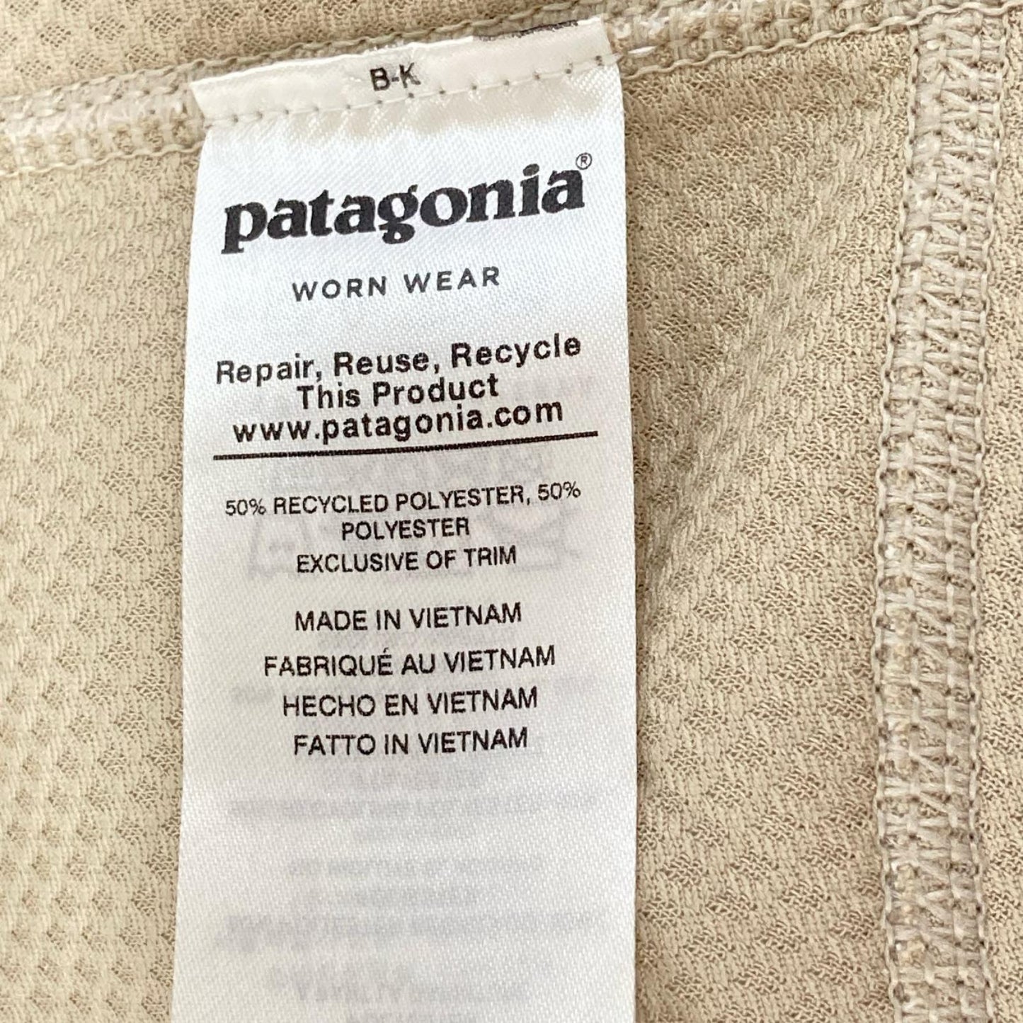 Patagonia パタゴニア 23048FA19 アイボリー×ブルー クラシックレトロX フリースベスト ベスト