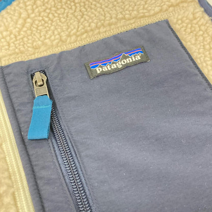 Patagonia パタゴニア 23048FA19 アイボリー×ブルー クラシックレトロX フリースベスト ベスト