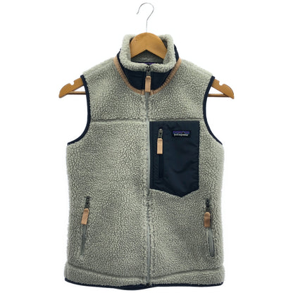 Patagonia パタゴニア 23083FA17 グレー×ネイビー×ピンククラシックレトロX フリースベスト トップス