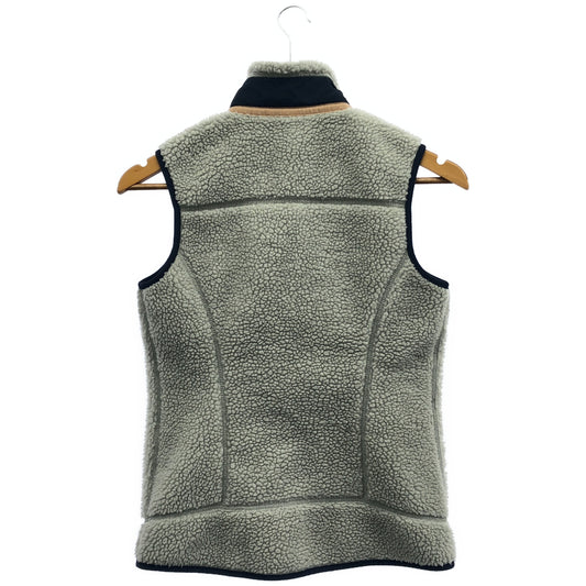 Patagonia パタゴニア 23083FA17 グレー×ネイビー×ピンククラシックレトロX フリースベスト トップス
